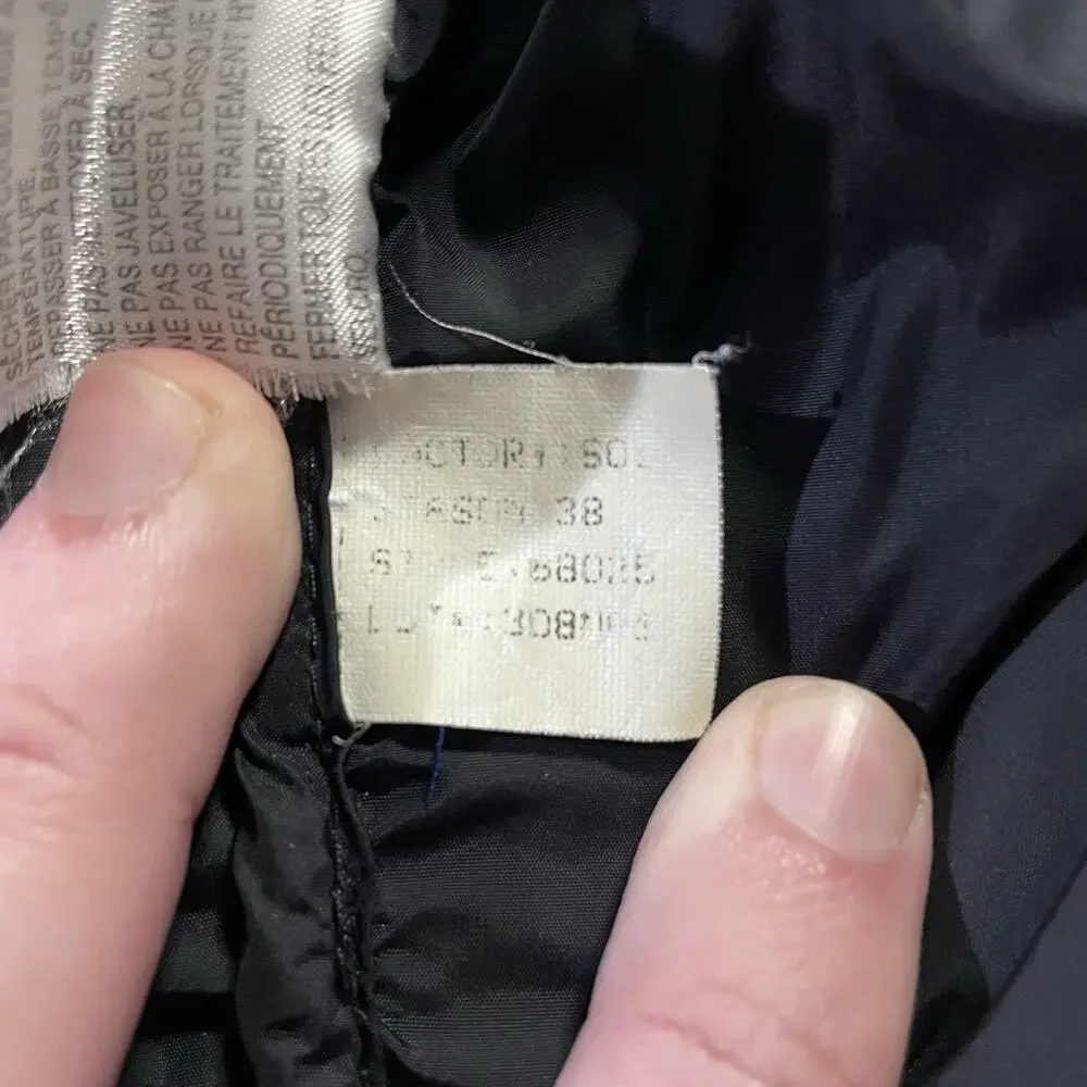 VTG 1998 The North Face Nuptse 700 Down Puffer Jacket‎ Blue Black Men's Large